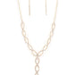 Infinitely Icy Gold Necklace