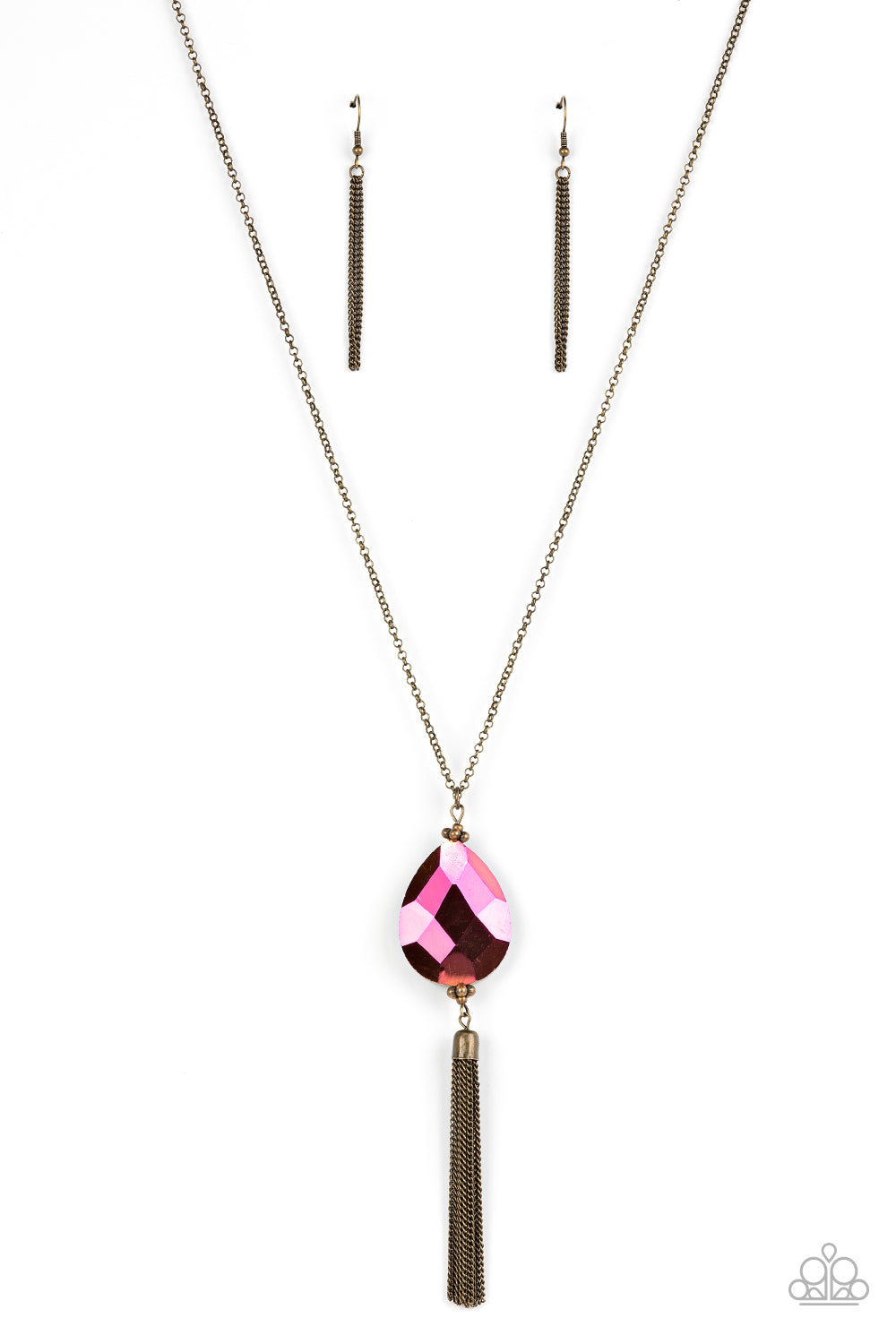 Interstellar Solstice Brass Necklace