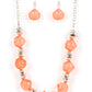 Island Ice - Orange Necklace
