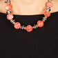 Island Ice - Orange Necklace