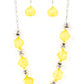 Island Ice - Yellow Necklace