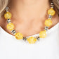 Island Ice - Yellow Necklace