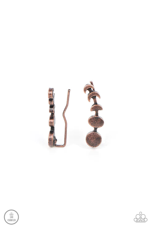 Its Just a Phase - Copper Earring
