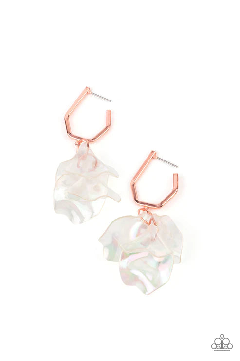 Jaw-Droppingly Jelly Copper Earring