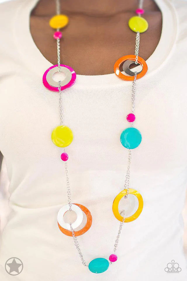 Kaleidoscopically Captivating Multi Necklace