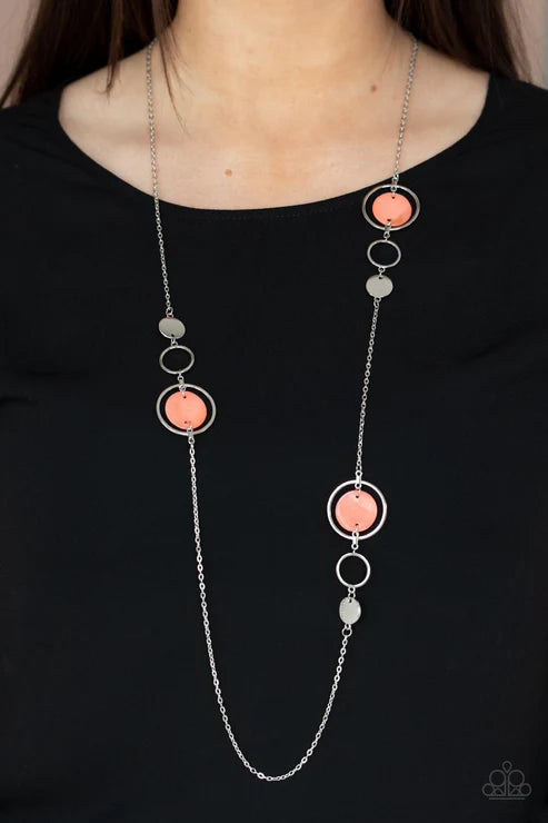 Laguna Lounge Orange Necklace