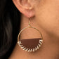 Lavishly Laid Back - Brown Earring
