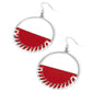 Lavishly Laid Back - Red Earring