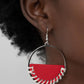 Lavishly Laid Back - Red Earring
