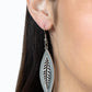 Leather Lagoon - Silver Earring