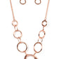 Linked Up Luminosity Copper Necklace