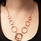 Linked Up Luminosity Copper Necklace