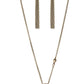 Live The Life You Love Brass Necklace