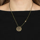 Live The Life You Love Brass Necklace
