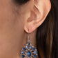 Lively Luncheon - Blue Earring