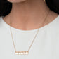 Living The Mom Life - Gold Necklace