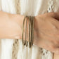Lock, STACK, and Barrel - Brass Bracelet