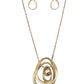 Luminous Labyrinth - Brass Necklace