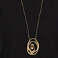 Luminous Labyrinth - Brass Necklace