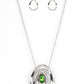 Luminous Labyrinth - Green Necklace