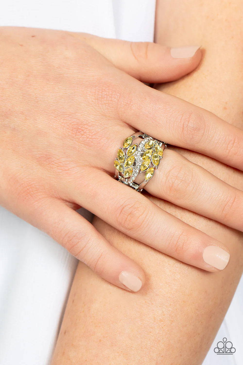 Luminously Leafy - Yellow Ring