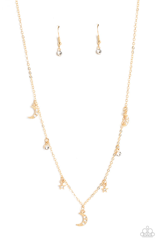 Lunar Lagoon Gold Necklace