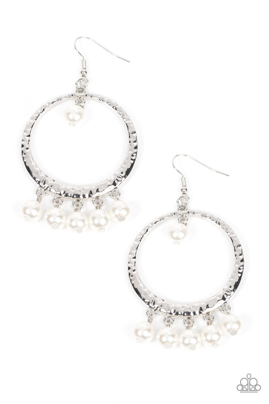 Luscious Luxury - White Earring