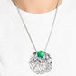 Lush Lattice - Green Necklace