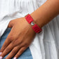 Lusting for Wanderlust - Red Bracelet