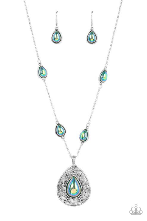 Magical Masquerade - Green Necklace