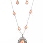 Magical Masquerade Orange Necklace