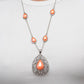 Magical Masquerade Orange Necklace