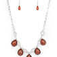 Majestically Mystic Brown Necklace