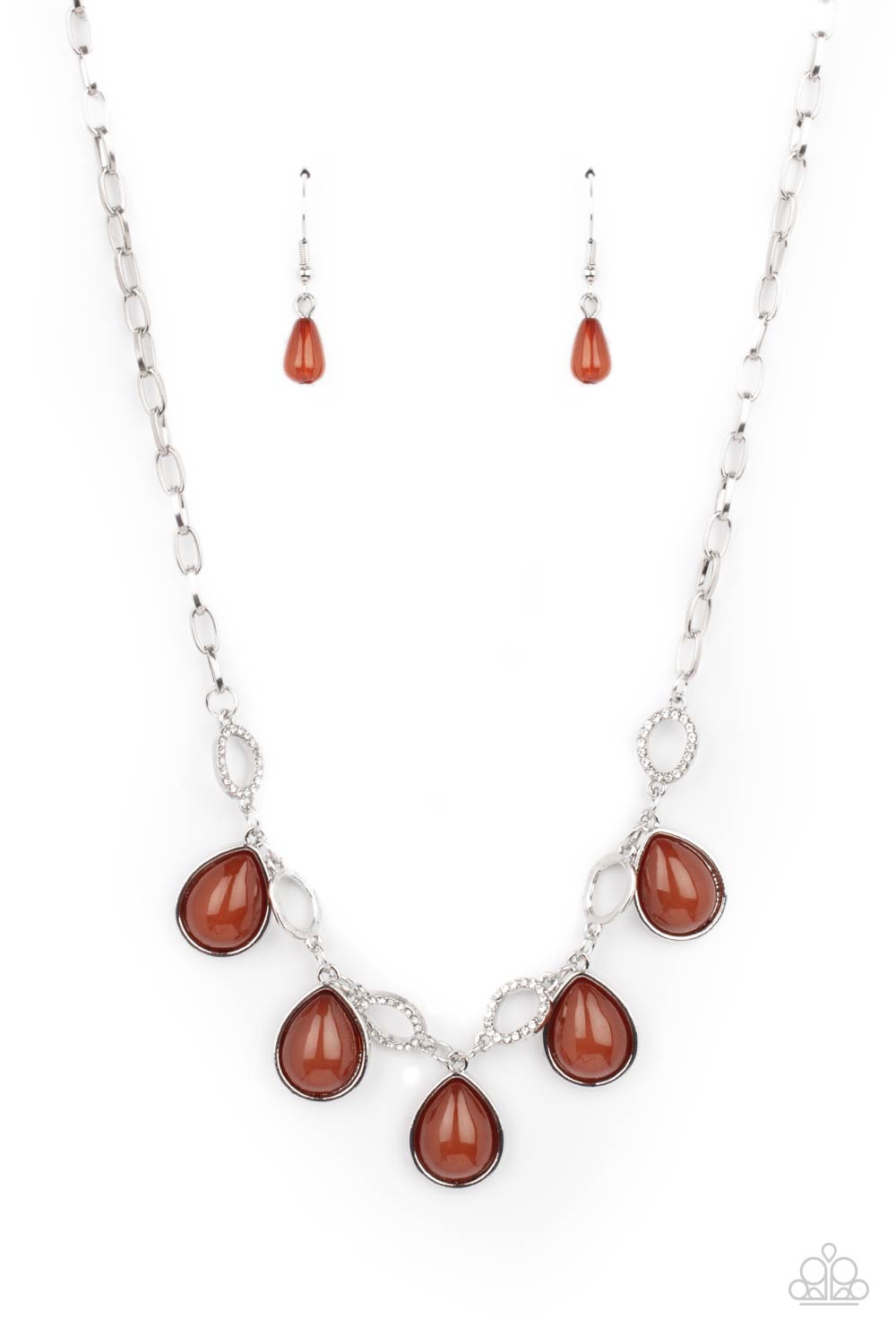 Majestically Mystic Brown Necklace