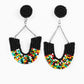 Make it RAINBOW - Black Earring