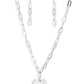 Mama Cant Buy You Love - Silver Necklace