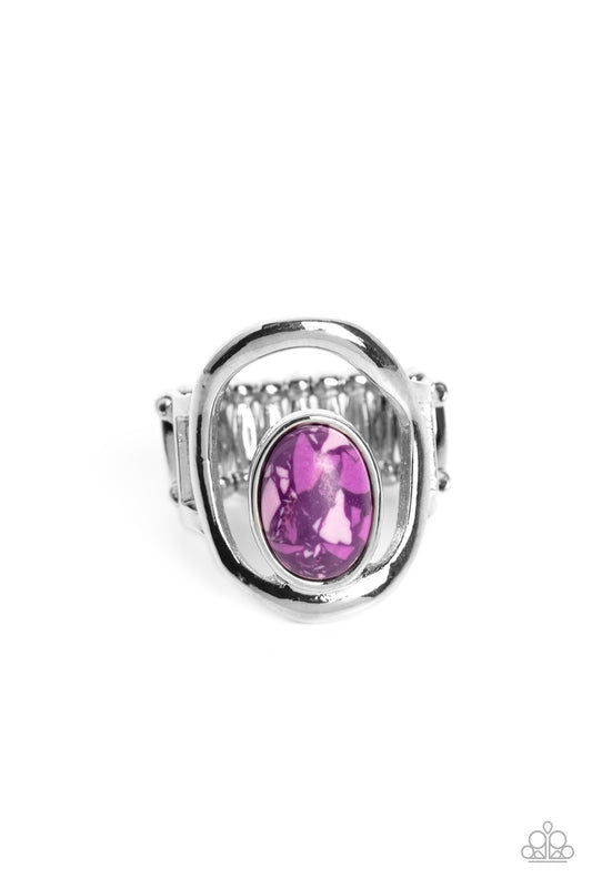 Marble Masterpiece - Purple Ring