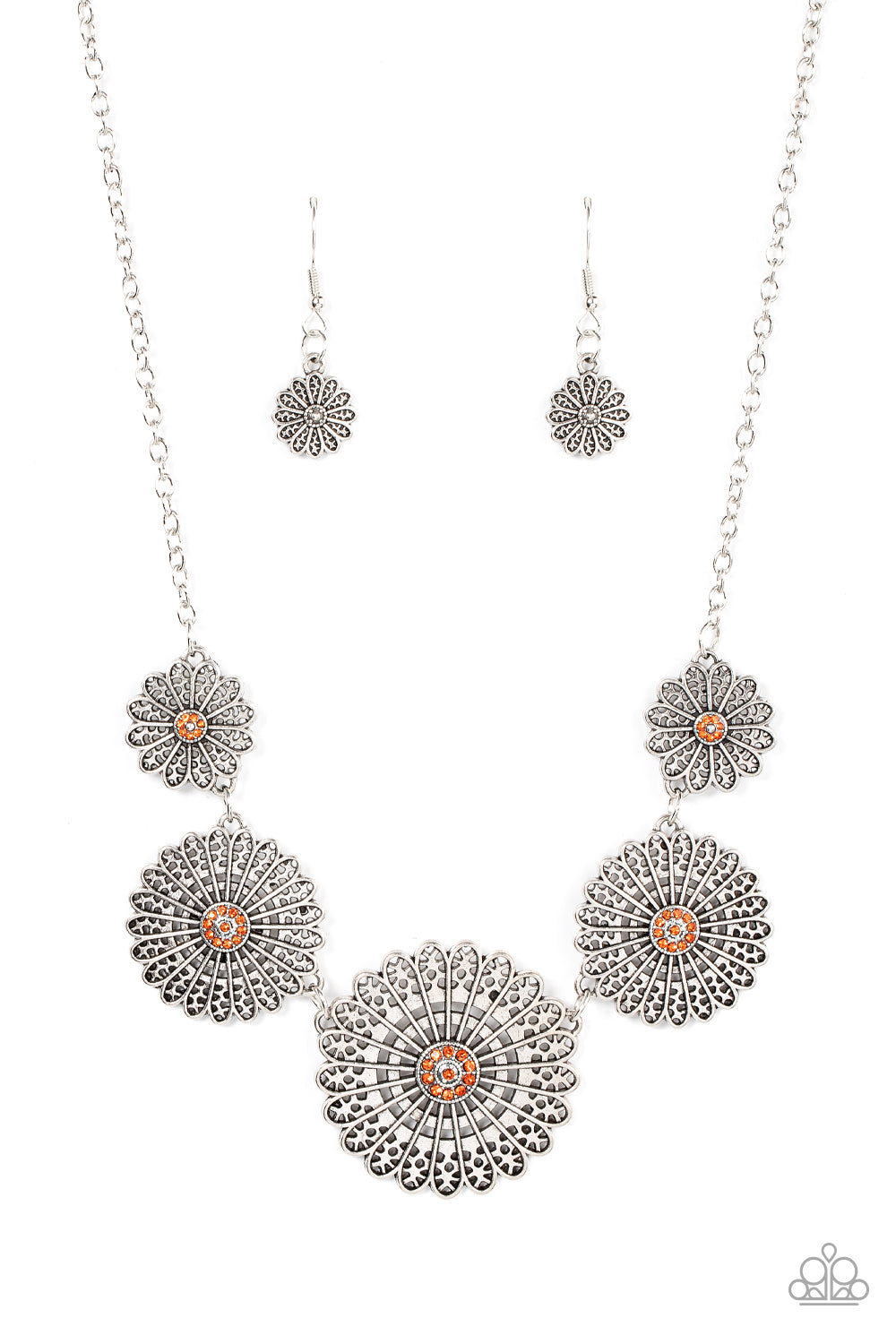 Marigold Meadows Orange Necklace