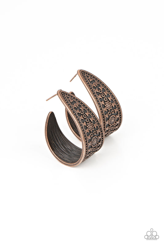 Marketplace Mixer - Copper Earring