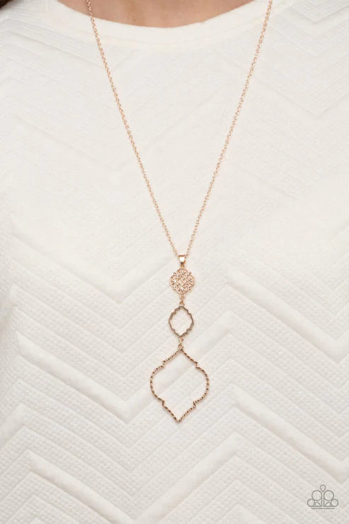 Marrakesh Mystery Rose Gold Necklace