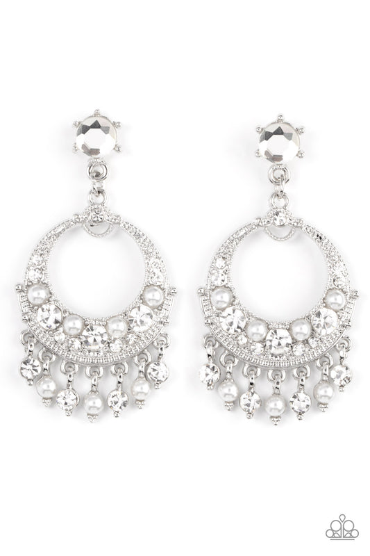 Marrakesh Request - White Earring