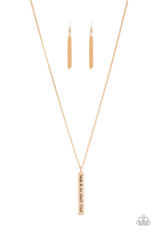 Matt 7.7 Gold Necklace