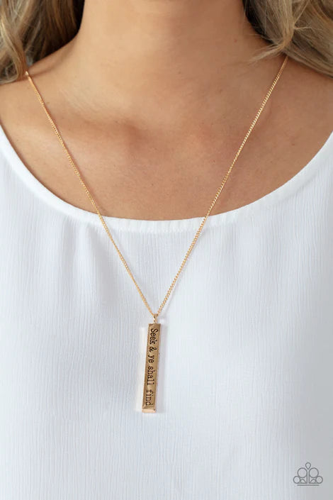 Matt 7.7 Gold Necklace