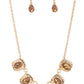 Mayan Masterpiece - Brown Necklace