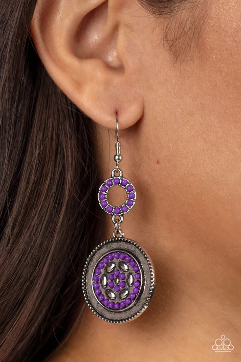 Meadow Mantra - Purple Earring