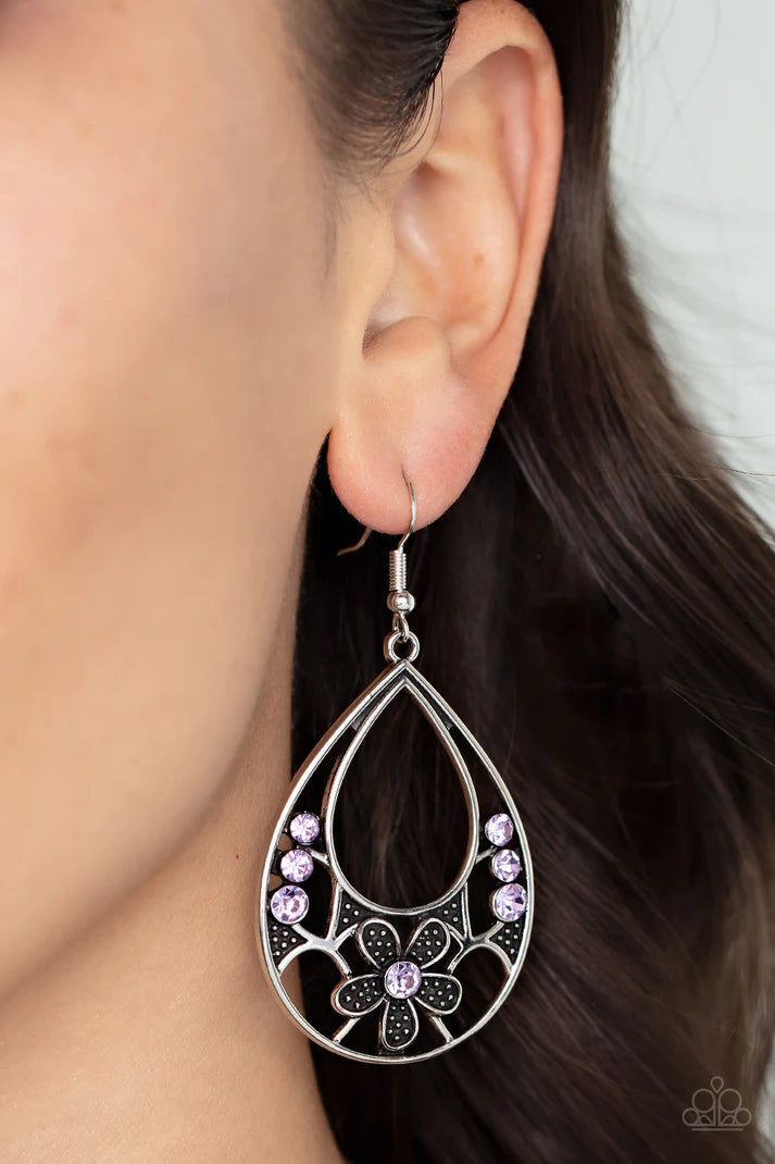 Meadow Marvel - Purple earring