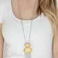 Meet Me At Sunset Yellow Necklace