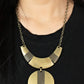 Metallic Enchantress - Brass Necklace