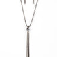 Metallic MESH-Up - Black Necklace