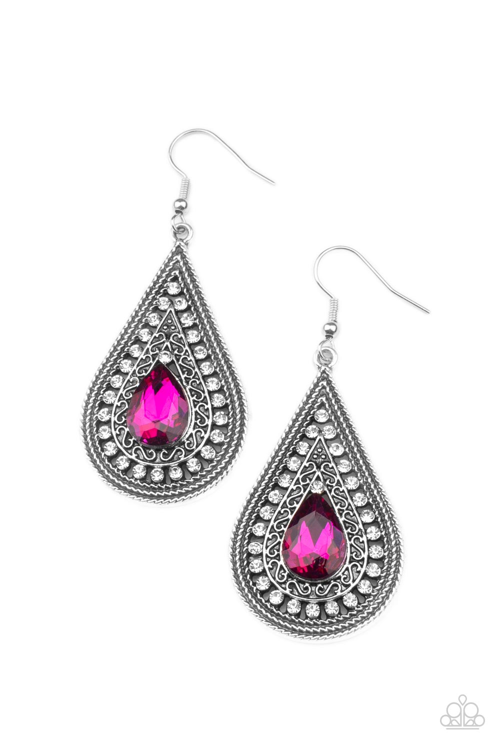 Metro Masquerade Pink Earring